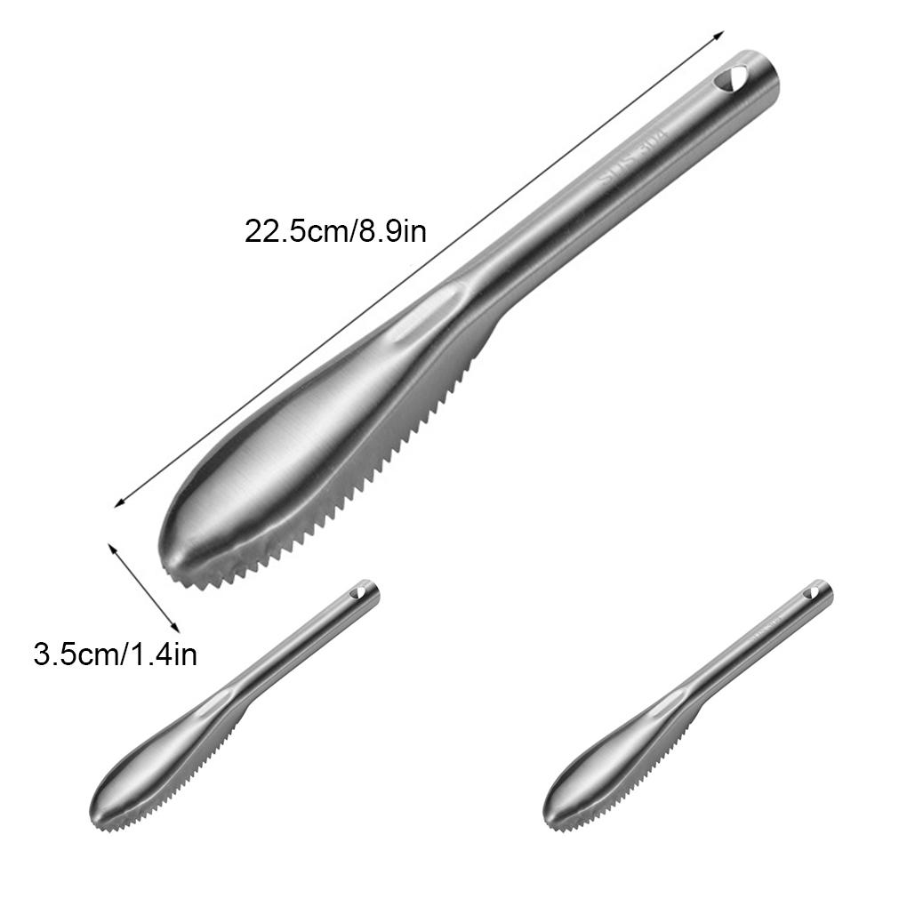 Скребок для удаления чешуи из рыбьей кожи, нержавеющая сталь, удобная ручка, простой в уходе гаджет для домашней кухни