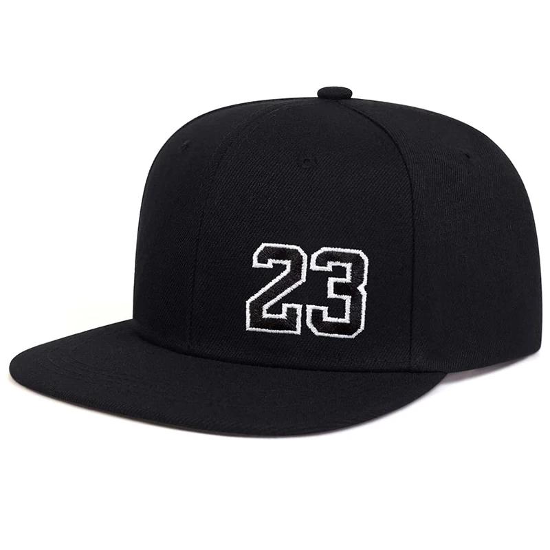 Unisex 23 Embroidery Baseball Hats Spring Autumn Outdoor Adjustable Casual Hip-hop Trucker Caps Sunscreen Hat