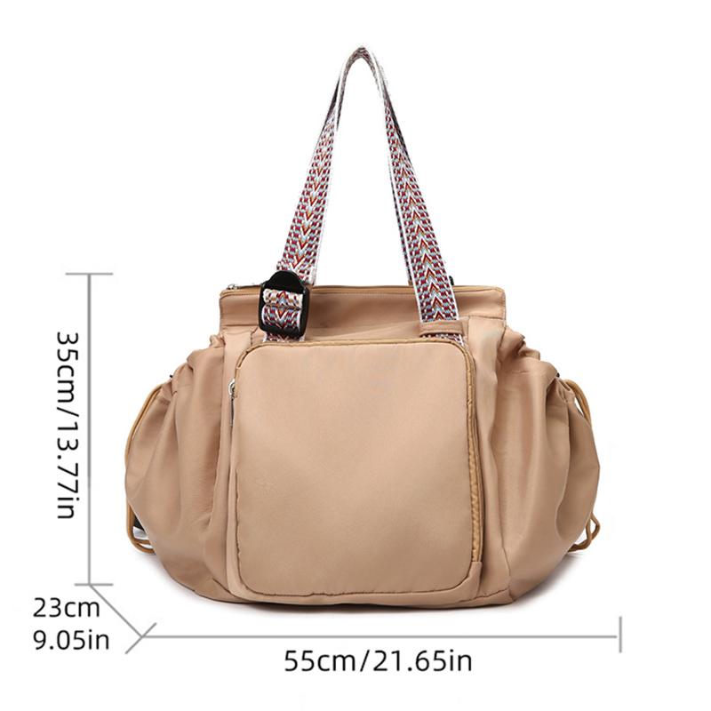 Sport Versatile Backpack Gym Yoga Fitness Bag Large Drawstring Handbag Shoulder Women Tote Outdoor Shopping Rucksack Mommy Bag