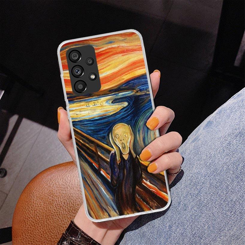 Чехол для телефона с картиной Ван Гога маслом Для Samsung Galaxy A17 A16 A15 A14 A13 A57 A56 A55 A54 A53 A37 A36 A35 A34 A33 A26 A25 A24