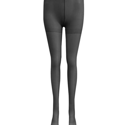 Романтичные полупрозрачные колготки цвета тигра (черный)