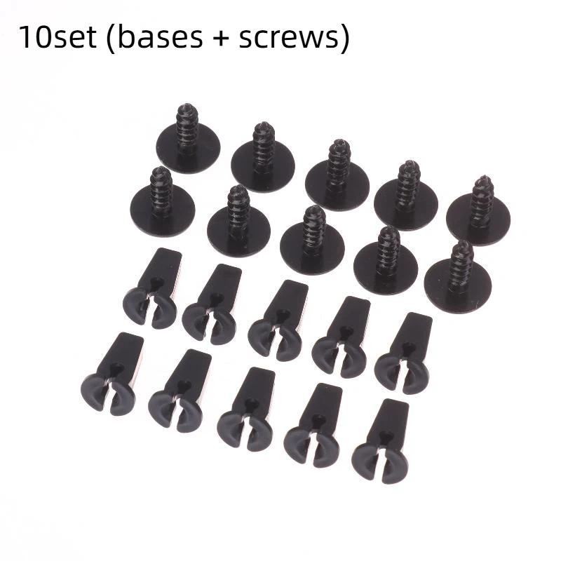 10/20/50/100PCS Auto Mudguard Lining Snap Screws For Engine Cover Undertray Splashguard Wheel Fastener Clips Bolt