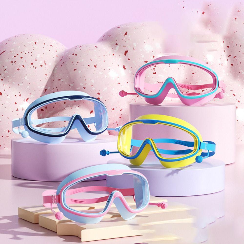 Wide View Swim Glasses Anti Fog Diving Eyewear Diving Swimming Goggles  Swimming Pool