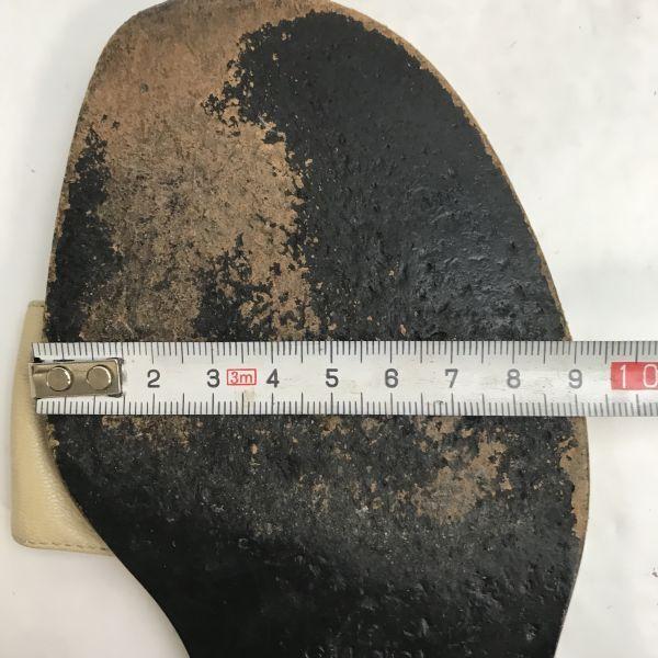 Gucci Женские плоские сандалии 22.5 Бежевые Сделано в Италии(ИСПОЛЬЗОВАЛ)