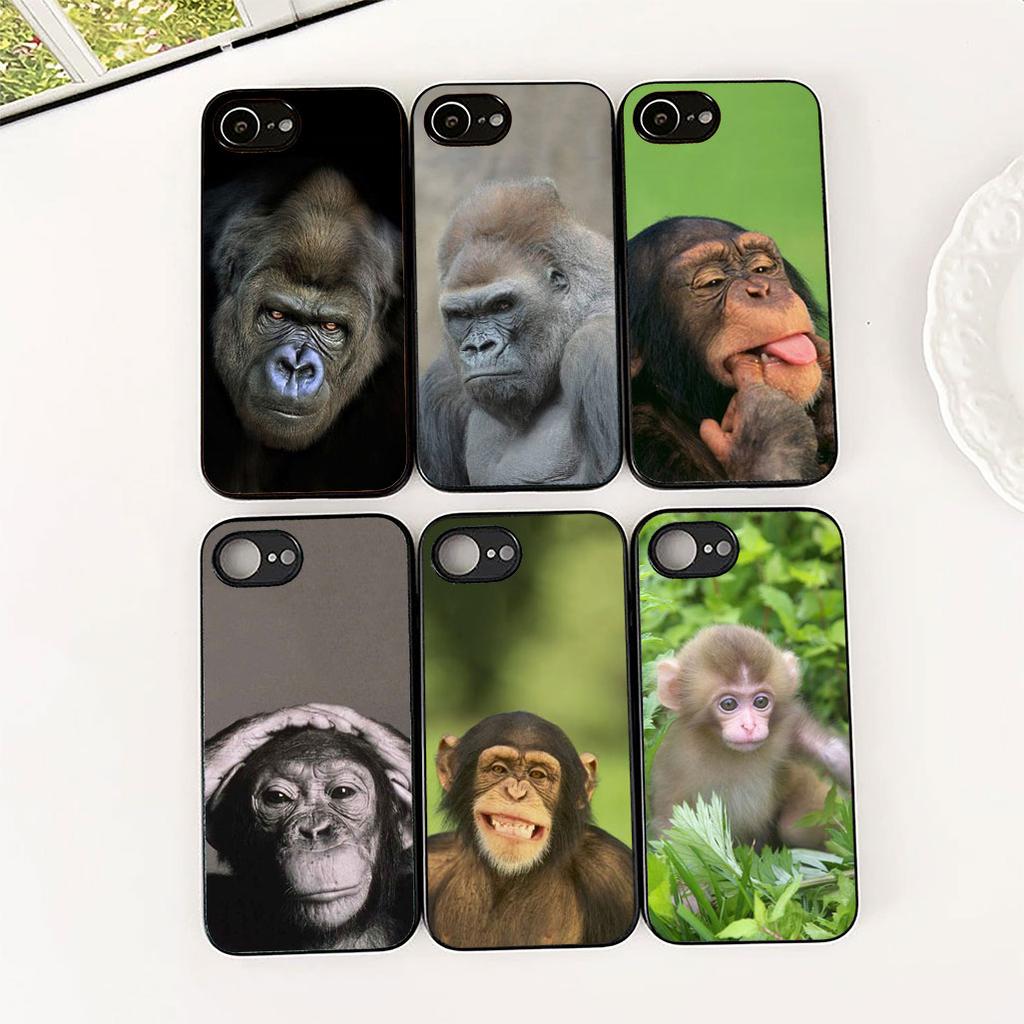 Cover for Samsung Galaxy S20 S22 S21 FE Ultra Plus A07 A17 A15 A16 A25 A57 A37 Casing Phone Case Animal Monkey Gorilla Ape Baby