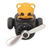 Car Air Fresheners Cute Bear Rotating Propeller Long Lasting Air Purification Car Fragrance