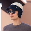 New Winter Hat Fur Lined Beanie Warm Earflap Brim Cap Stylish Hats For Men Outdoor Thicken Ski Sports Knitted Hat Warm Gift