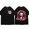 Japan Anime Demon Slayer Kamado Nezuko Print T Shirt Unisex Women Fashion Trend Short Sleeve T Shirts Kawaii Cute Oversized T-shirt