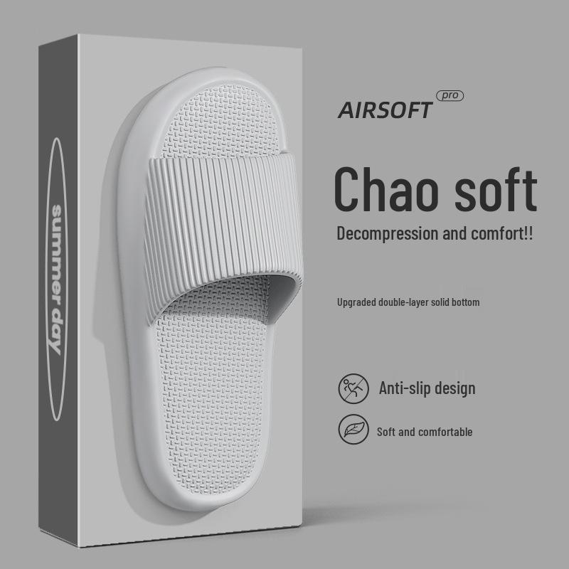 Тапочки Eva с нескользящей толстой подошвой: Летние варианты для мужчин и женщин для использования в помещении и на открытом воздухе, комфорт без запаха