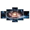 5Pcs Outer Space Universe Galaxy Decor Canvas Picture Wall Art Print 5 Pieces Pictures Paintings Poster Home Decor 5 Panel