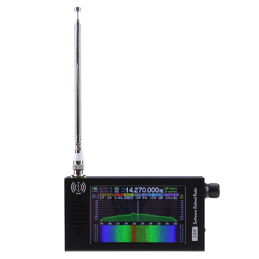 DSP SDR Радиоприемник Алюминиевый сплав Перезаряжаемый Радиоприемник Компактный Радиоприемник для Гаража Вечеринки Рынка