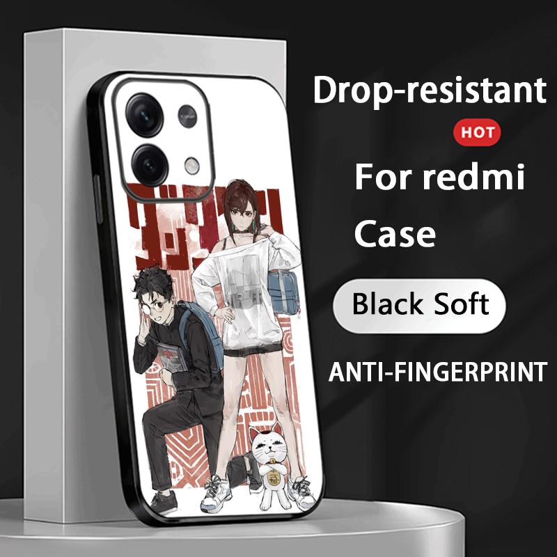 Горячий аниме-дизайн Dandadan Чехол для телефона Для Redmi Note 14 13 12 11 Pro Plus S 5G 14C A3 Мягкий черный чехол для телефона