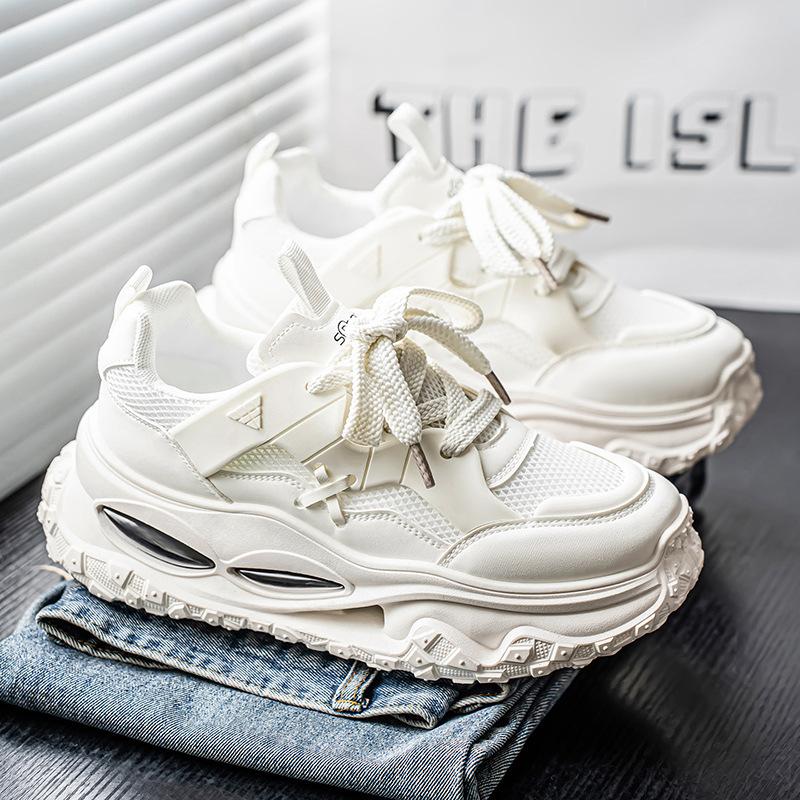 New fashionable breathable platform dad shoes high-end retro light luxury casual shoes fashion versatile trend sports shoes men