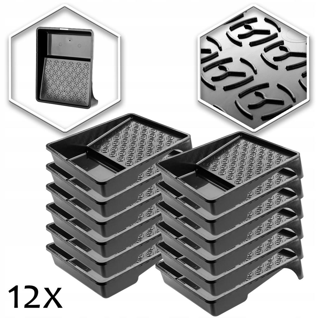 KADAX Paint Tray Large for Paint Roller Set X 12pcs