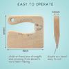 2 Pcs Wooden Kids Knife For Cooking, Children's Safe Knives Wooden Kids Knife For Cooking And Cutting Veggies Fruits