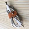 5 шт. кожаный кабель для сматывания кабеля, зарядный кабель, USB-кабель, комплект для хранения, кожаный ремень с регулируемой пряжкой и отверстием