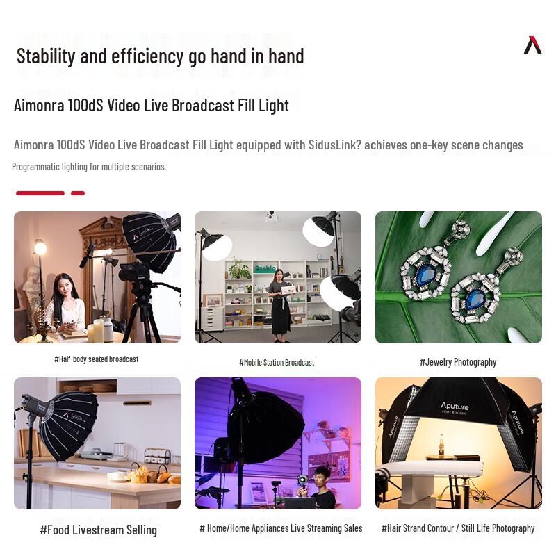 Aputure Amaran 100xS Bi-Color LED Video Light