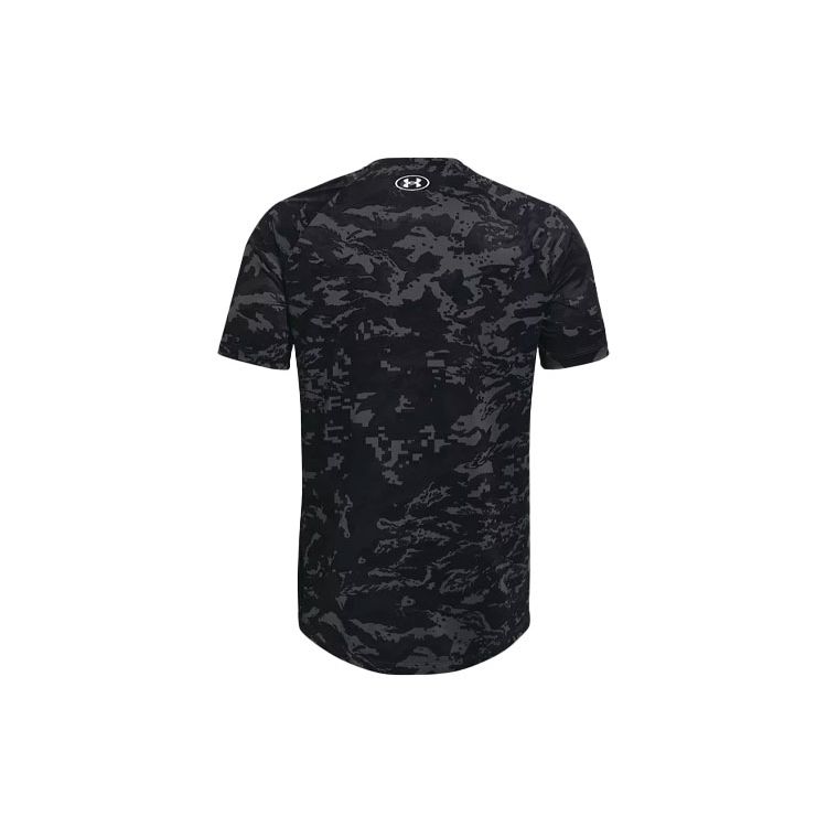 Under Armour Футболка с круглым вырезом и надписью ABC Camouflage Letter Training, мужские топы, персиково-серый цвет 1361698-012