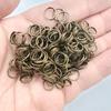 Товары для вечеринок 200-500 шт./пакет Изготовление ювелирных изделий Высококачественные разъемные открытые соединители Двойные петли 5 6 8 10 мм Фурнитура для DIY Соединительные кольца Аксессуары