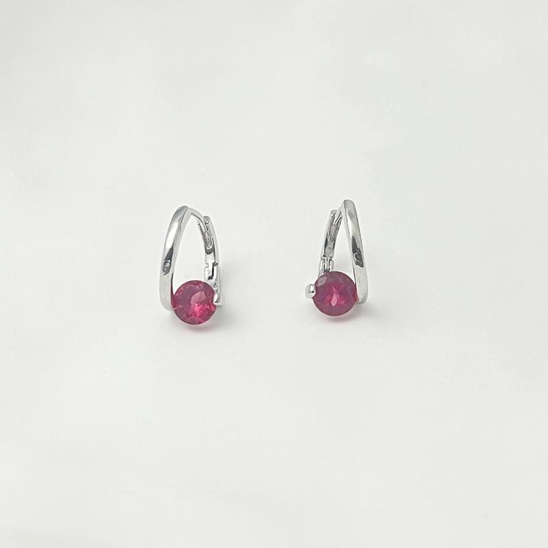 Корейские геометрические серьги с цирконами: Элегантный, Универсальный, Минималистичный Дизайн