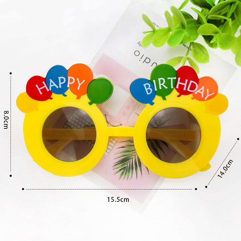 Очки с днем ​​рождения, реквизит для фотосессии, девичник, день рождения, украшение, фотокабина, очки на день рождения для взрослых и детей