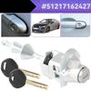 Front Left Driver Side Door Lock Cylinder with 2 keys Repair Kit for BMW E90 E91 E92 E93 3 SERIES 2004-2012 51217162427 Car Part