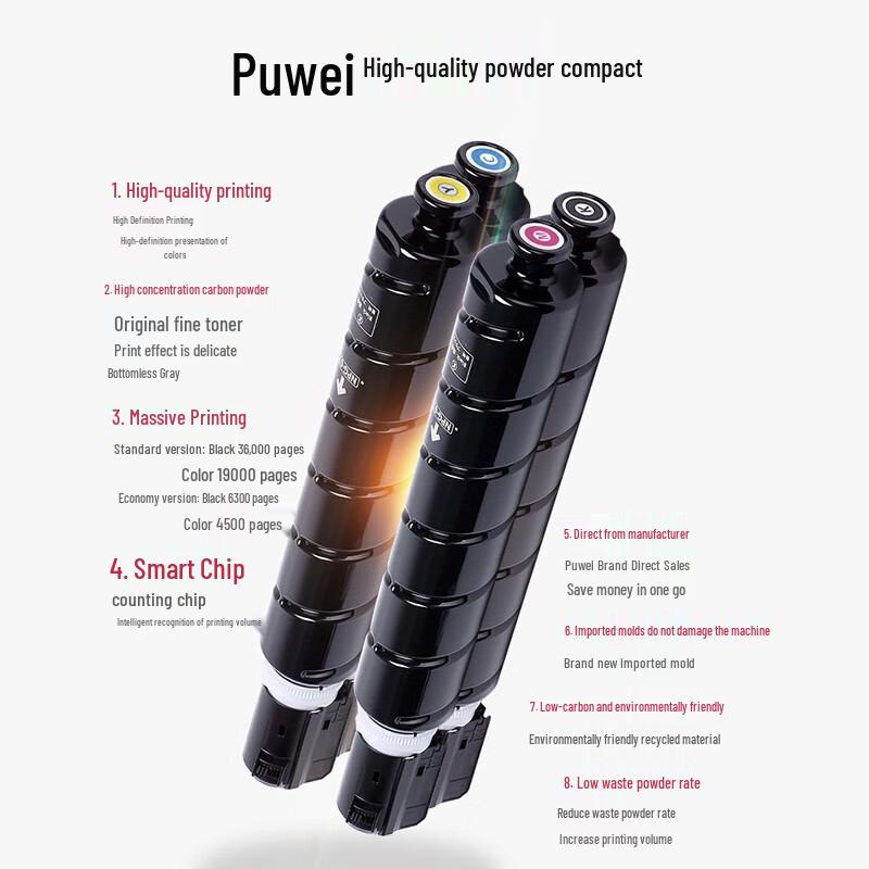 Puwei NPG-67M Toner Cartridge for Canon Copiers