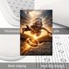 Lord Rings 3Pcs Personalized Customization Bathroom Mat Set Toilet Lid Cover And Rug Ushaped Bath Mats Nonslip Door Mat Decoration