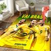 1pc Football Player Victory Rug, Office Carpet Indoor Outdoor Entrance Doormat, Non-Slip Soft And Comfortable, Living Room. DT707068