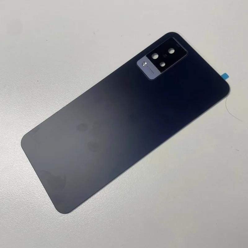 For Vivo V21 4G 5G V2066 V2108 V2050 Battery Cover Back Housing Replacement Case With Camera Repair Parts