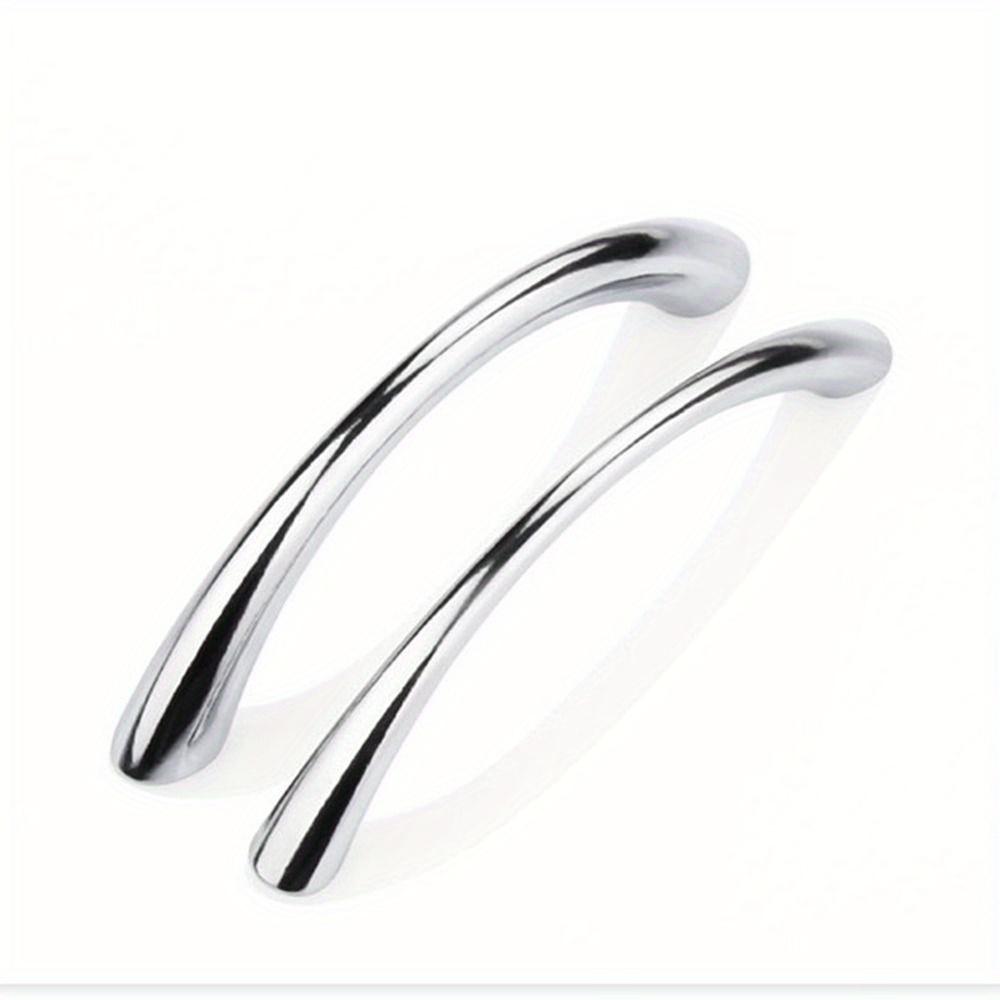 4 шт./компл. Изогнутые ручки Ручки-скобы для шкафа, Ручки для ящиков, Цинковый сплав, Ручка для дверцы шкафа, Мебельная фурнитура, Домашняя фурнитура