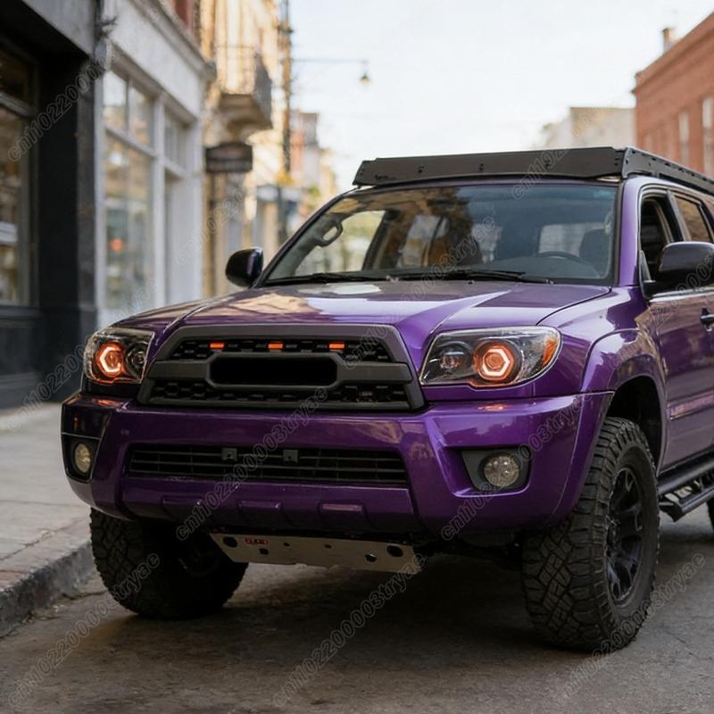 Для Toyota 4Runner 2006 2007 2008 2009 Автомобильный комплект для модификации переднего бампера в стиле TRD, решетка радиатора, воздухозаборник