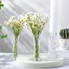 1шт пластиковая ваза для цветов имитация хрустальной вазы акриловая маленькая ваза для домашнего рабочего стола украшение ваза