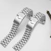 Classic 316L Stainless Steel Watchband 22mm 20mm Silver Solid Links Bracelet Fit For Tag Heuer Carrera F1 Men Stainless Steel Bracelet