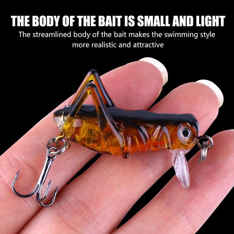 Ноживка для ночной рыбалки, реалистичная саранча из пластика 1 шт