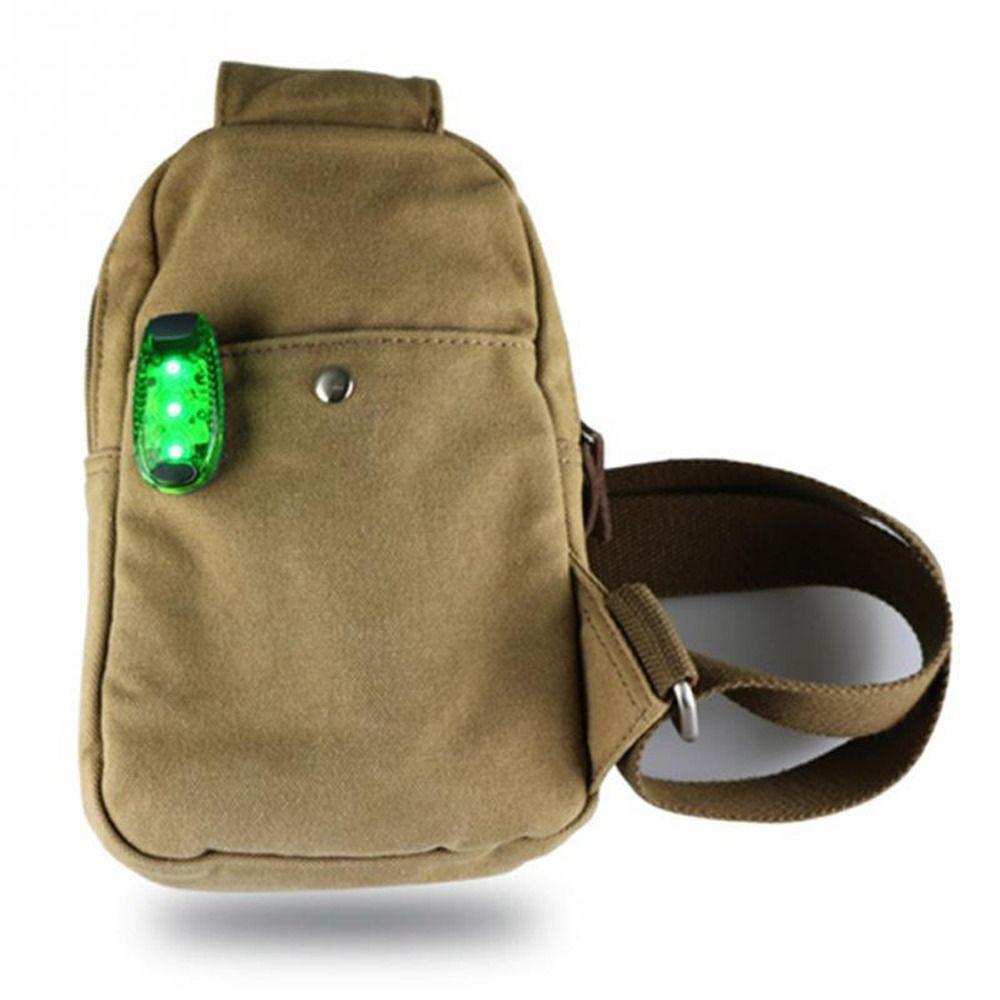 Синий/Красный/Зеленый Безопасный Свет Клипса Боковой Маркер Велосипедный Фонарь Мигающий Ходьба