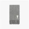 Ami Dr. Gue Heart Logo Fringe Scarf Aw0004 095