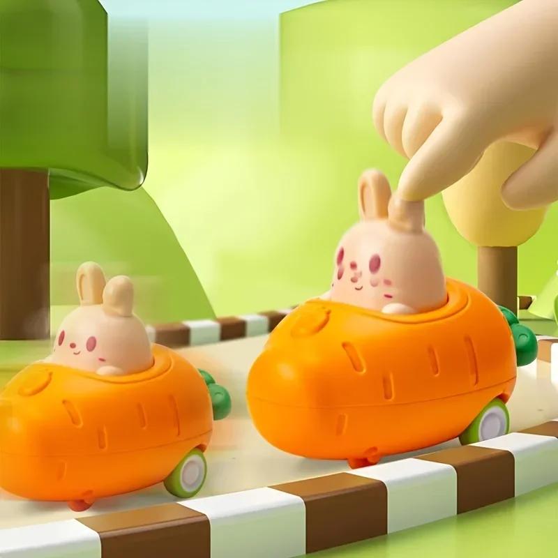 Игрушки для малышей в виде животных, машинки, игрушечные машинки, заводные машинки, кролик, самолет, машинки на Пасху для малышей
