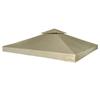 VidaXL Replacement Canopy Cover 310 G/m² Beige 3x3 M 40875