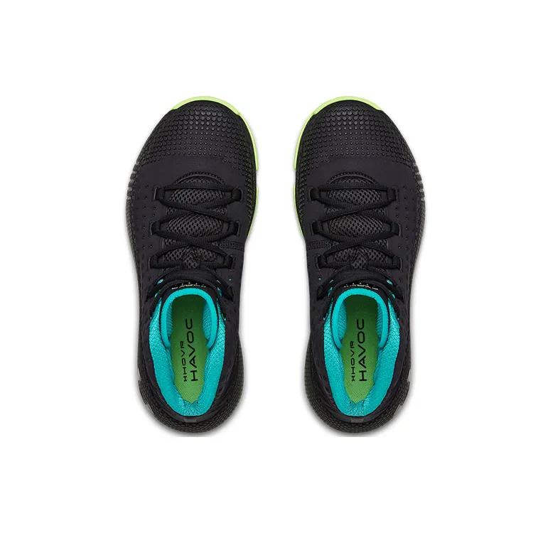 Under Armour HOVR Havoc 2 'Black Lime' (Unisex) Black / Lime Light Basketball Shoes 3022050 001