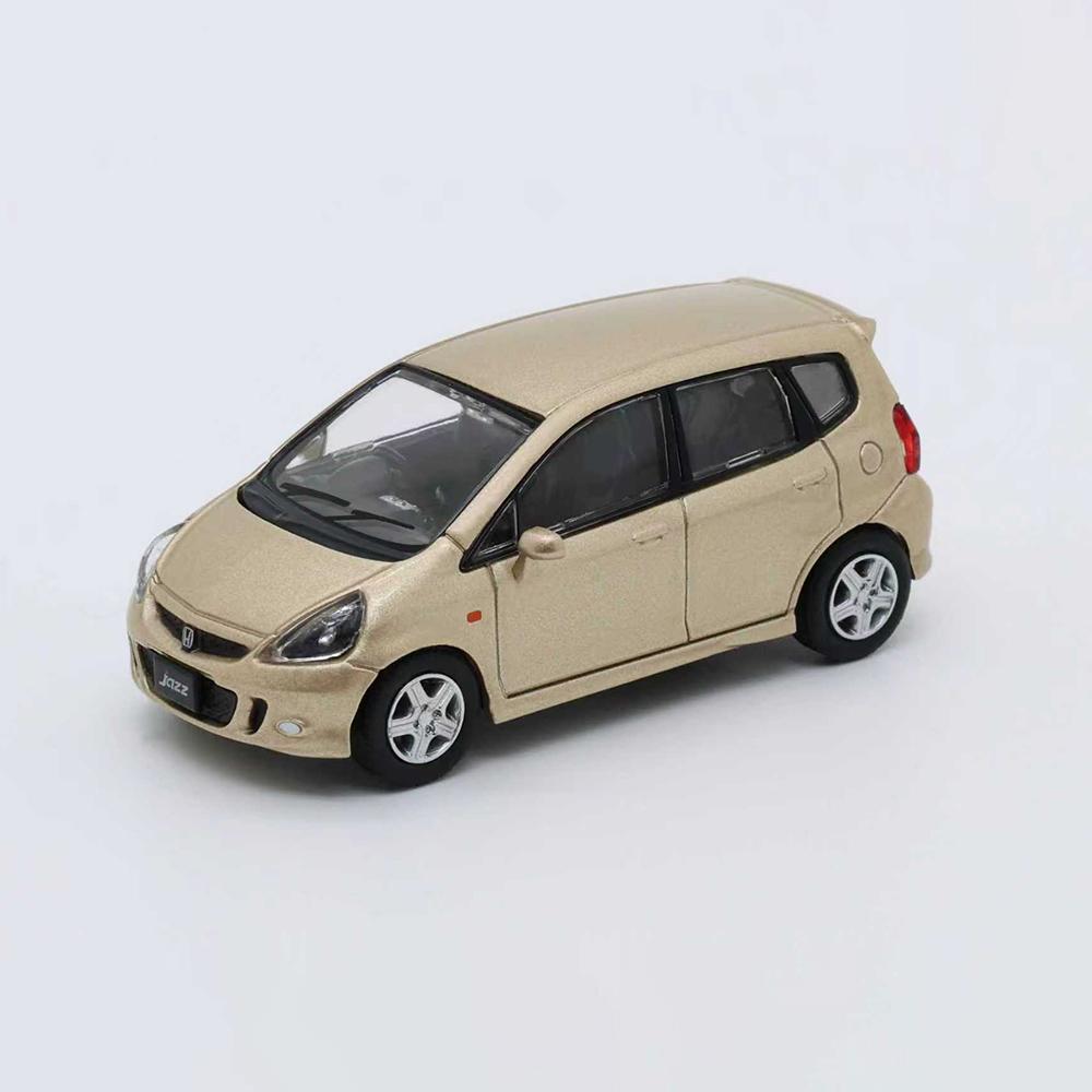 FIQ1 New 1/64 Diecast Car Model Honda Fit Cars Alloy Simulation Small-scale Car Model Miniature Toy Collection Decoration Gifts