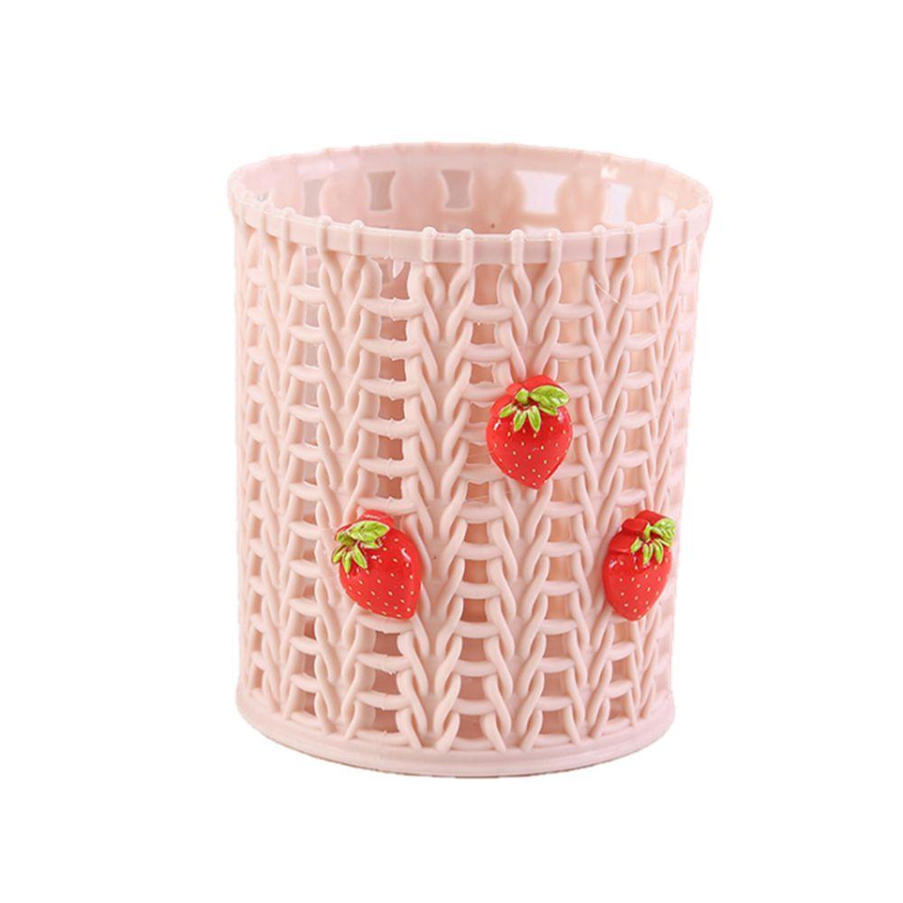 New Cartoon Student Stationery Desktop Organize Storage Tool Pen Holder Makeup Brush Storage