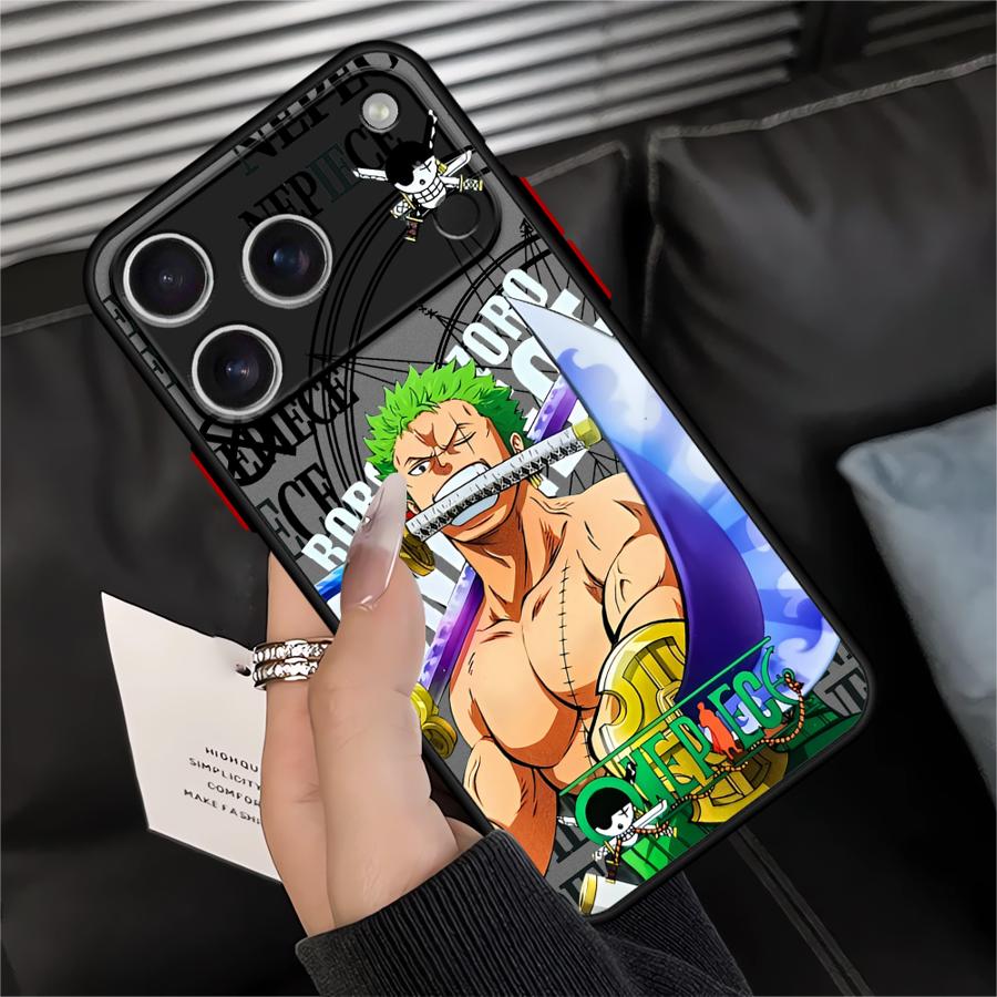 Чехол для iPhone 17 Pro Max 15 XS XR 7 8 SE 14 13 Mini 12 11 16 Plus Air Funda Задняя крышка телефона One Piece Крутой Зоро