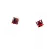 Les Trésors De Lily [G9415] - Garnet 'Essentiel' Gold Plated Earrings 6 Mm