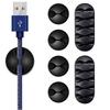 1/3 шт. Силиконовый органайзер для USB-кабеля, намотчик USB-кабеля для зарядки, зажимы для организации рабочего стола, держатель для кабеля для мыши, наушников, аксессуаров