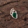 Natural Green Onyx 925 Sterling Silver Sisters Gift Anniversary Pendant Jewelry PP-56-21