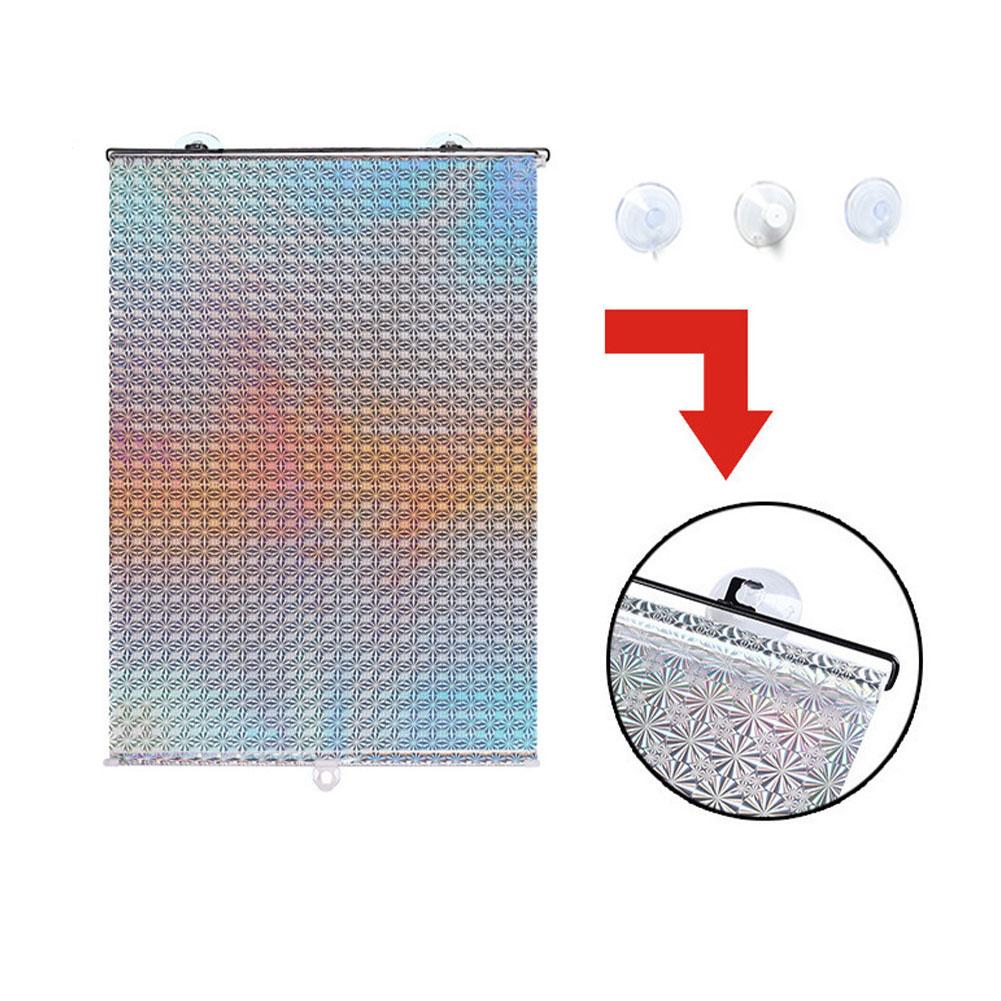 Car Automatic Retractable Shade Car Suv Windshield Shade Windshield Front Cover Folding Retractable Wi L1r7