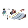 PLAYMOBIL 71798 Райдер с рампой, скейтбордом и BMX, My Life, Промо-набор, 17 деталей, от 4 лет