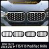 Совместимая черная решетка радиатора "ноздри" для BMW X5/X6 F15/F16 (2014-2017).