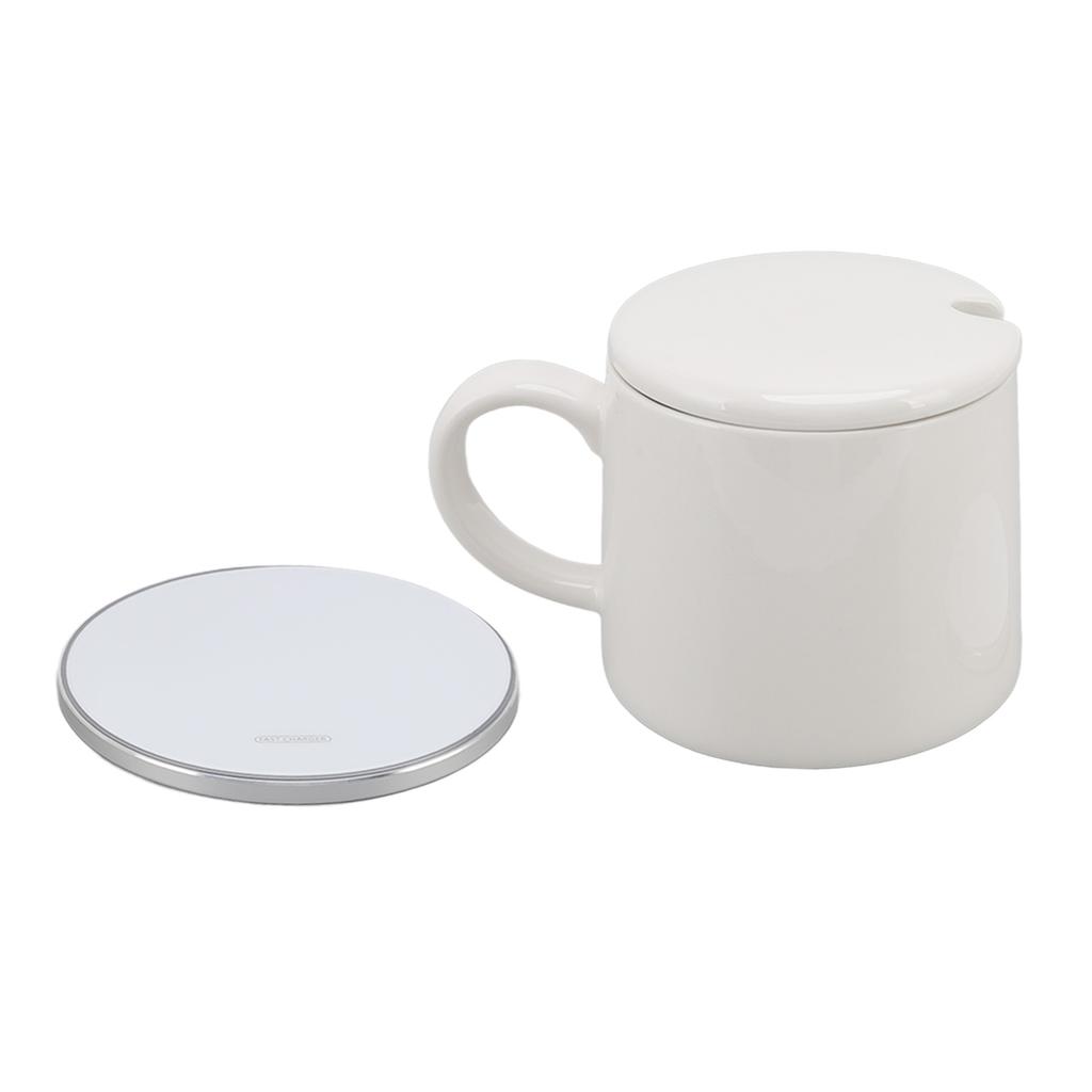 Desktop Coffee Warmer with Mug Set 50 Degrees C Constant Temperature USB Smart Cup Warmer with Wireless